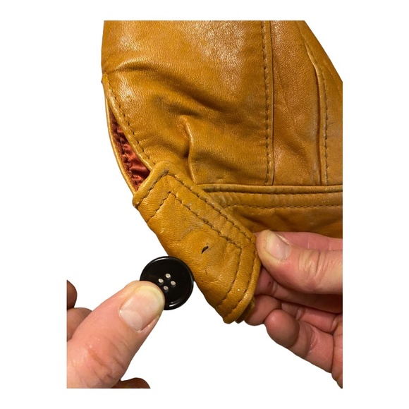 Vintage Leather bomber style jacket. EU38 - Picture 16 of 16